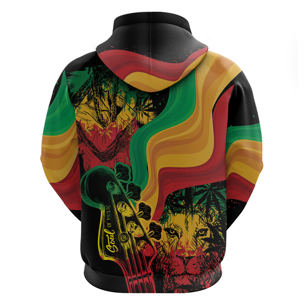 Reggae Day Hoodie One Love One Heart LT7