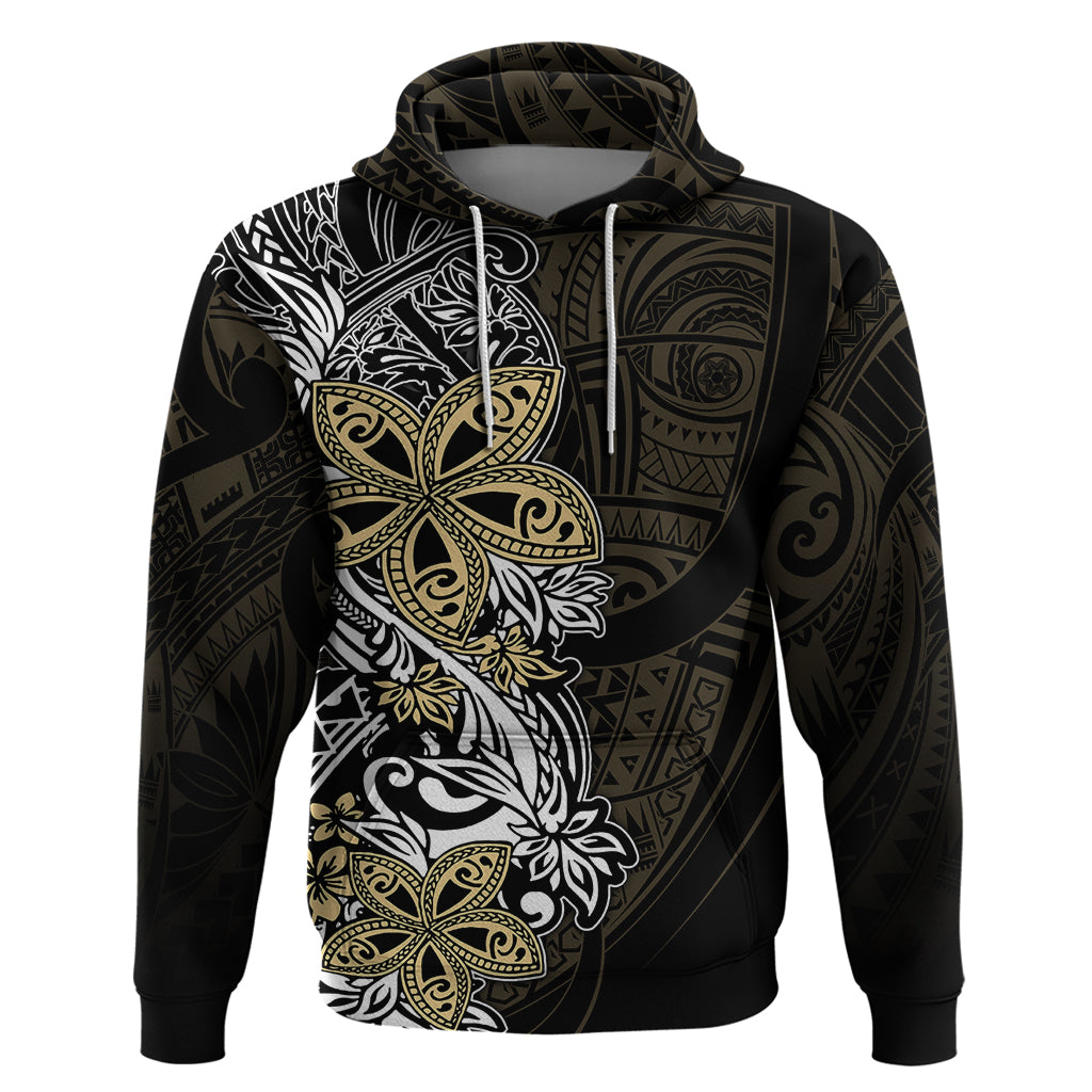 Polynesian Pride Hoodie Tiare With Plumeria Mix Style LT7