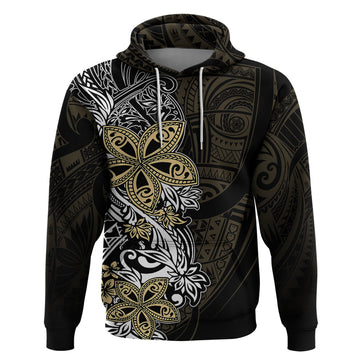 Polynesian Pride Hoodie Tiare With Plumeria Mix Style LT7