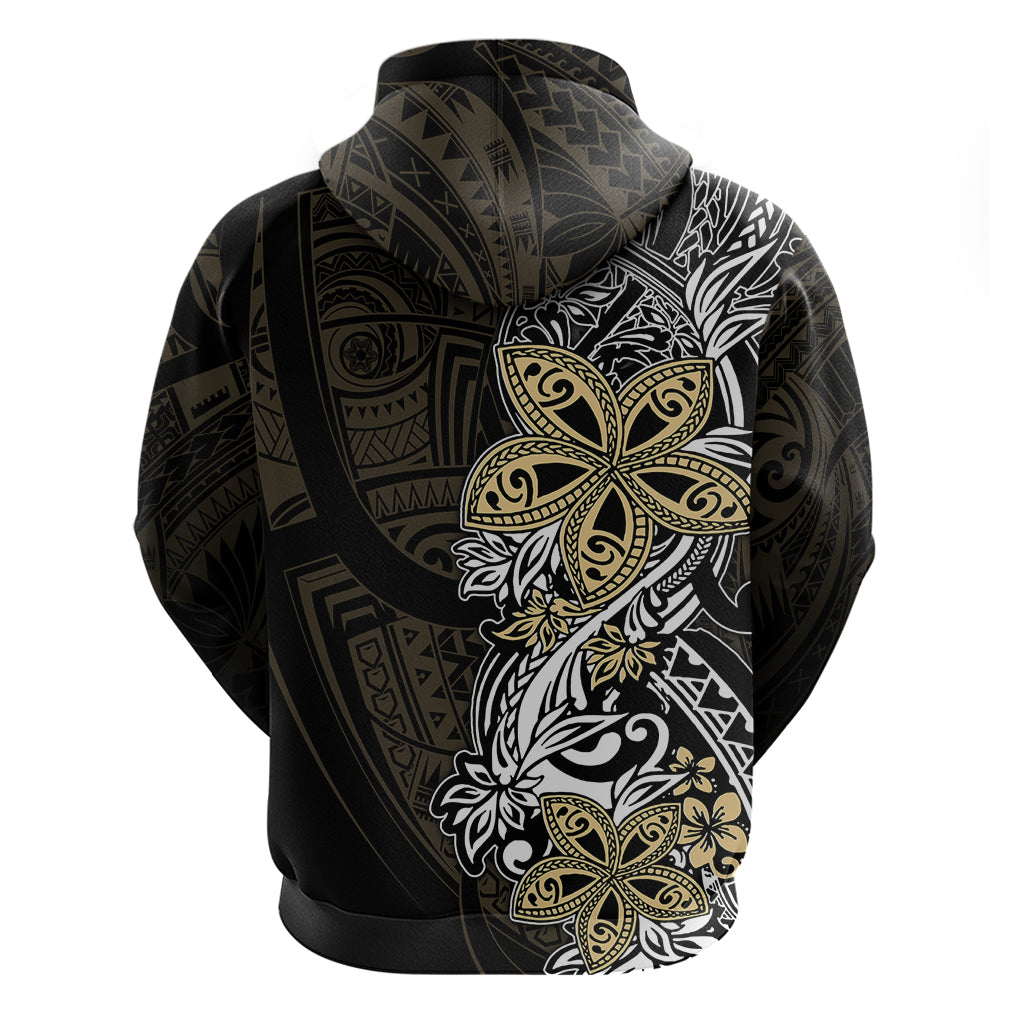 Polynesian Pride Hoodie Tiare With Plumeria Mix Style LT7