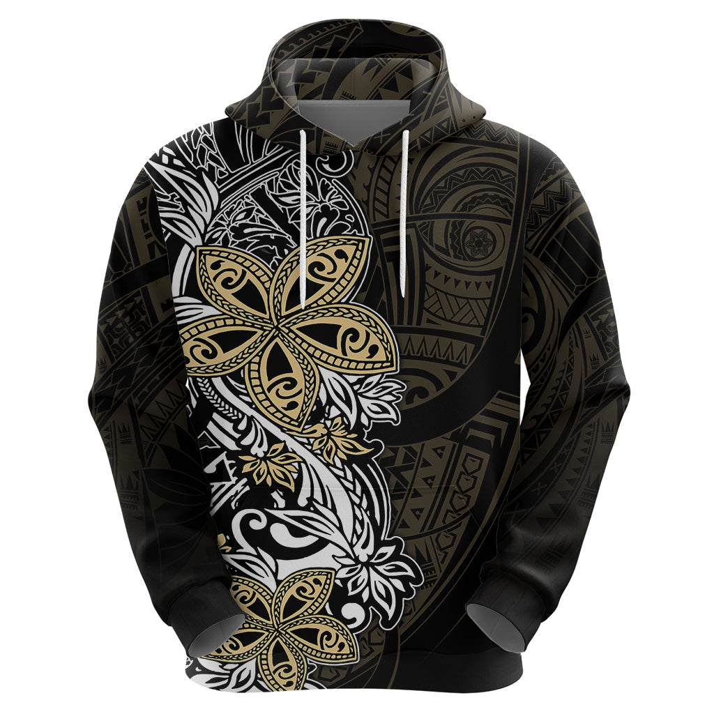 Polynesian Pride Hoodie Tiare With Plumeria Mix Style LT7