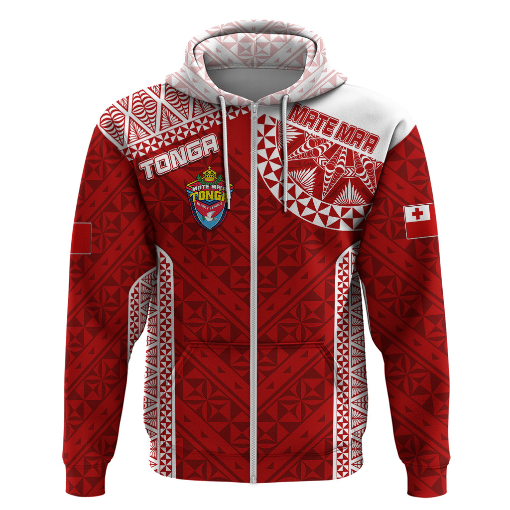 Personalised Tonga Rugby Hoodie Mate Ma'a Tonga Champions LT7