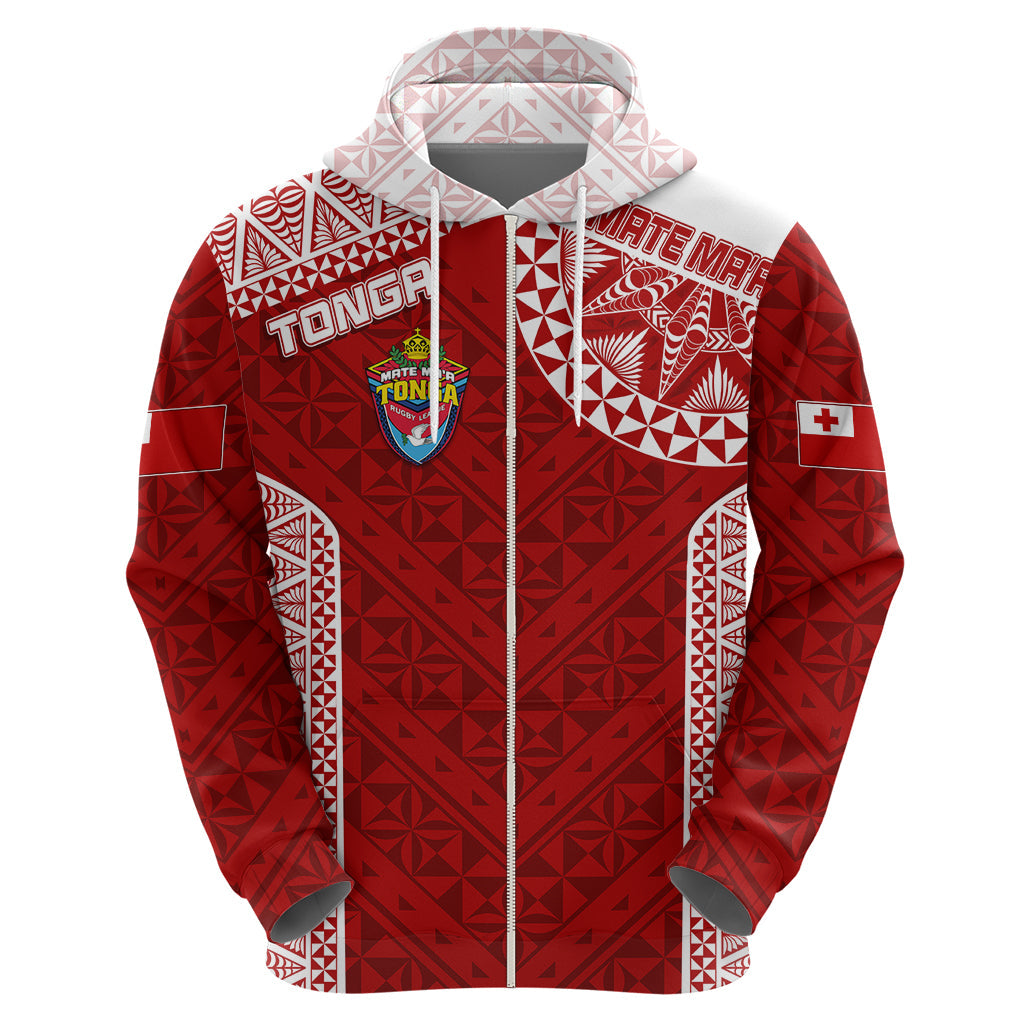 Personalised Tonga Rugby Hoodie Mate Ma'a Tonga Champions LT7