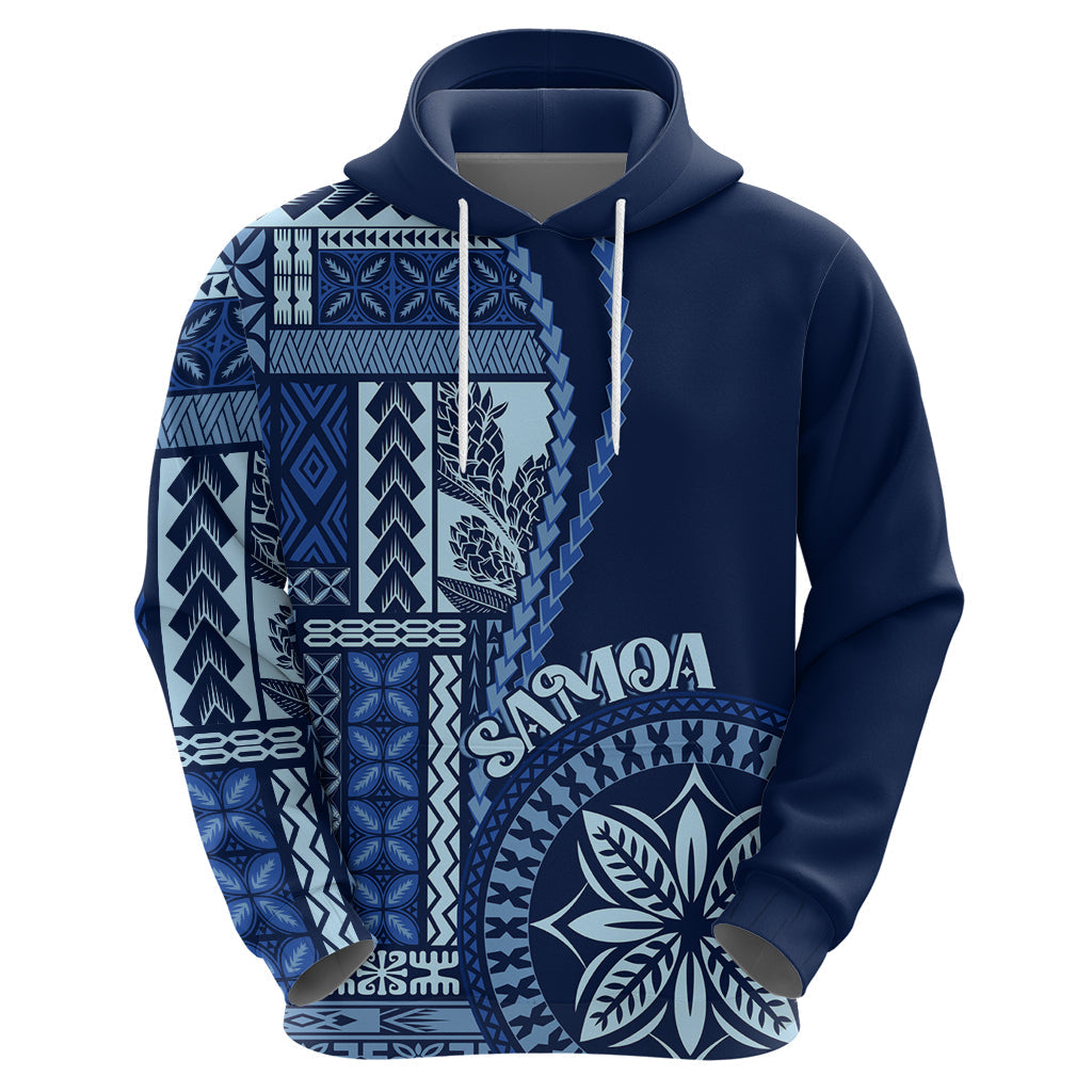 Samoa Siapo Motif Hoodie Classic Style - Bue Ver LT7