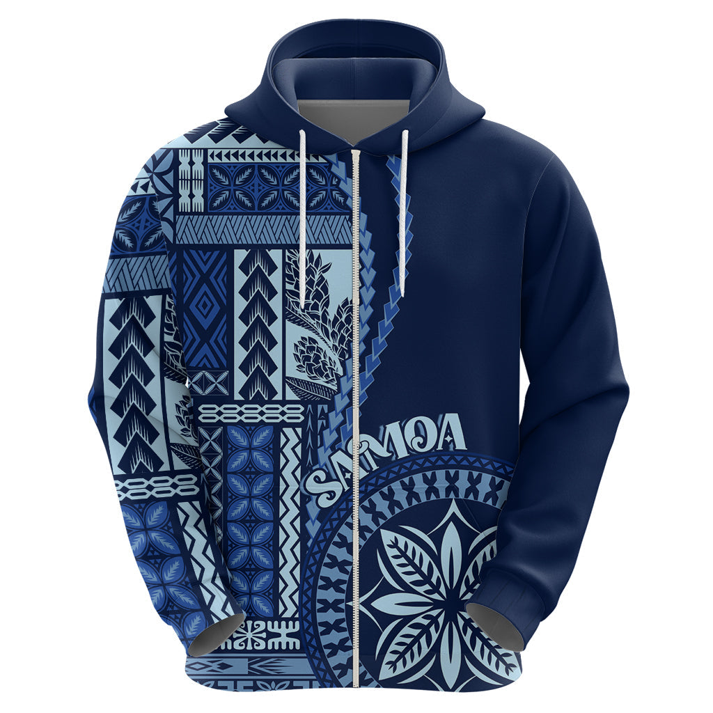 Samoa Siapo Motif Hoodie Classic Style - Bue Ver LT7
