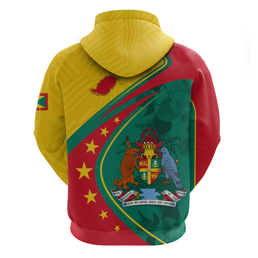 Grenada Hoodie Stars and Bougainvillea LT7