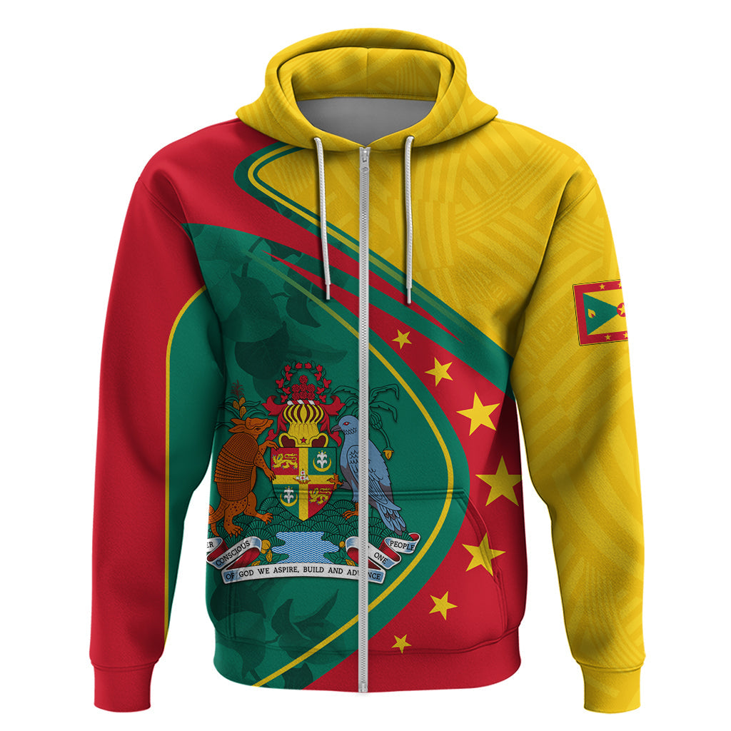 Grenada Hoodie Stars and Bougainvillea LT7