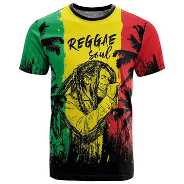 Reggae Soul B.Marley Personalized T shirt Tropical Grunge LT7