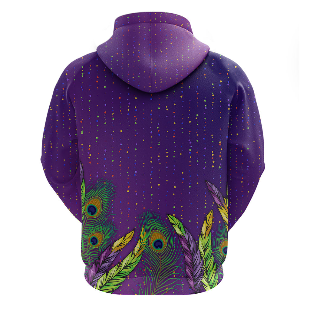 Mardi Gras Festive Confetti Hoodie LT7