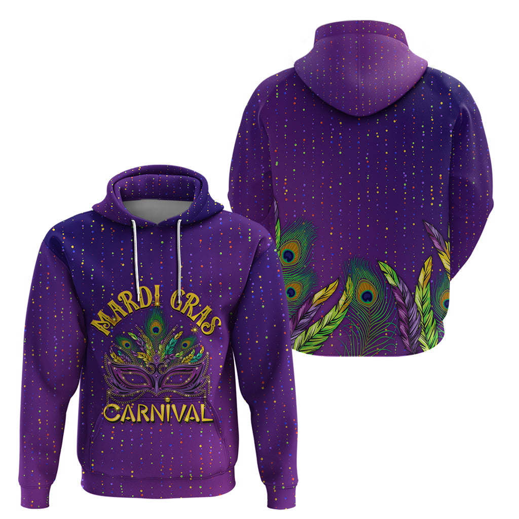 Mardi Gras Festive Confetti Hoodie LT7