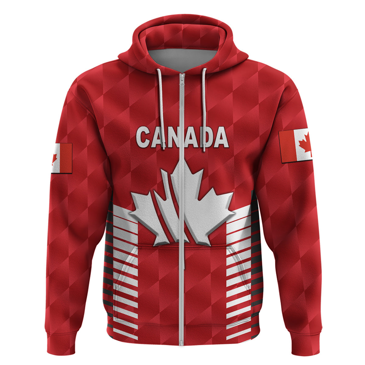 Custom Canada CrickeHoodie Maple Leaf Unique Style Red LT8