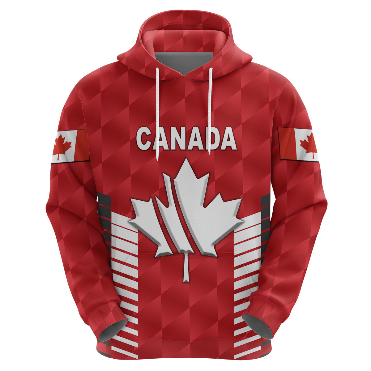 Custom Canada CrickeHoodie Maple Leaf Unique Style Red LT8
