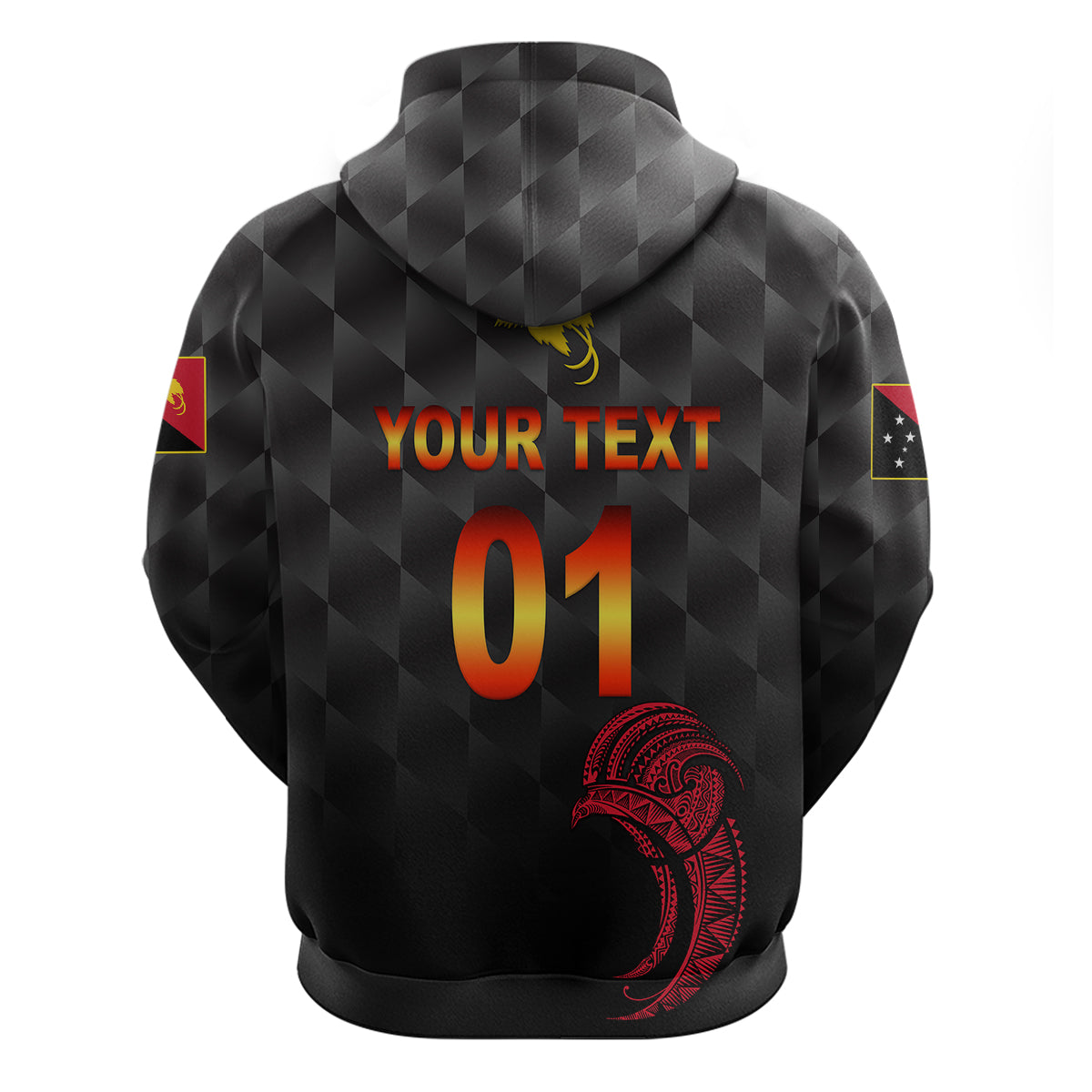 Custom Papua New Guinea Barramundis CrickeHoodie Birds Of Paradise Paradisaea Raggiana Original Black LT8