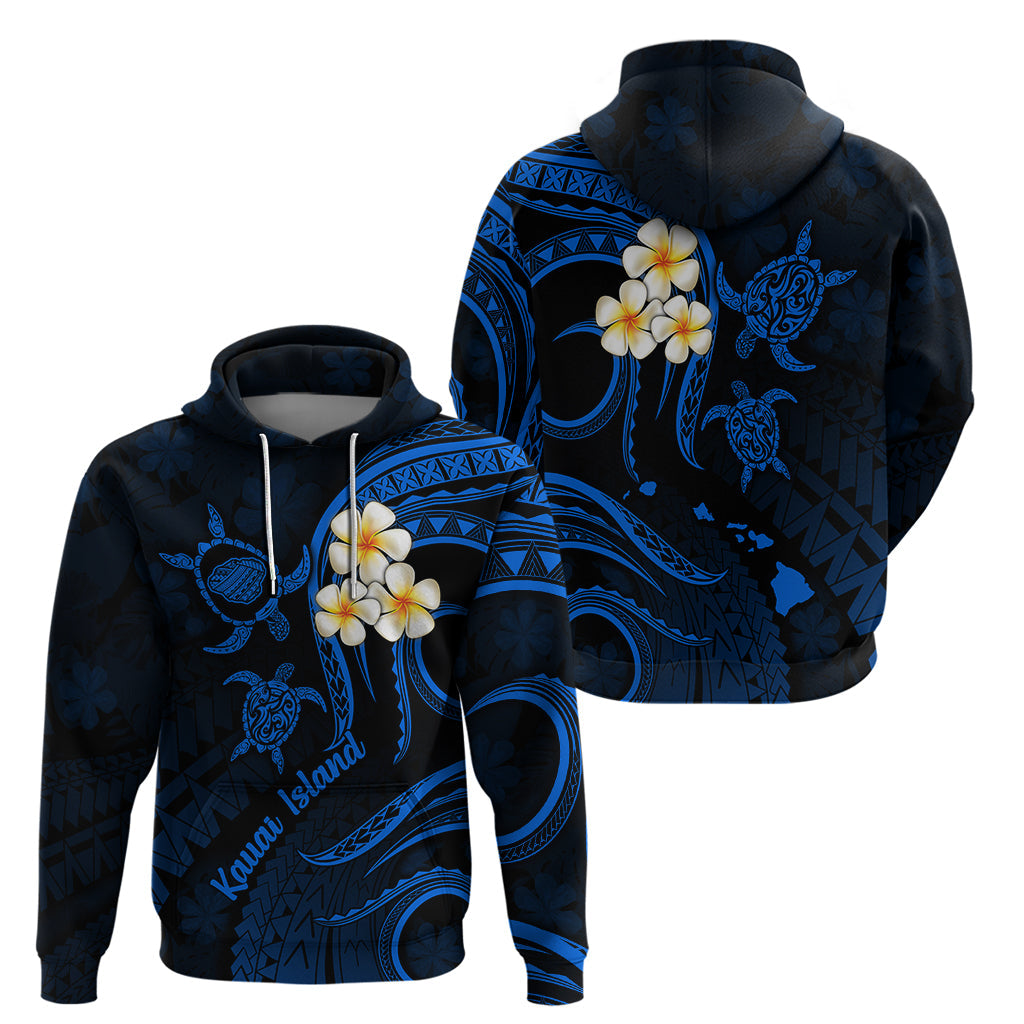 Hawaii Hoodie Kauai Islands Polynesian Sunset Plumeria LT9