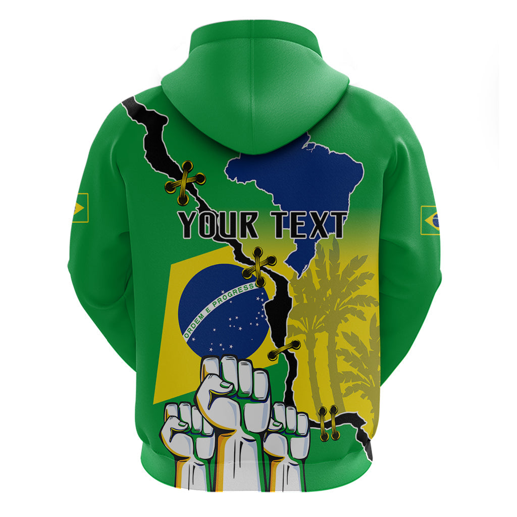 Personalised Brasil Hoodie Feliz Dia da Independencia LT9