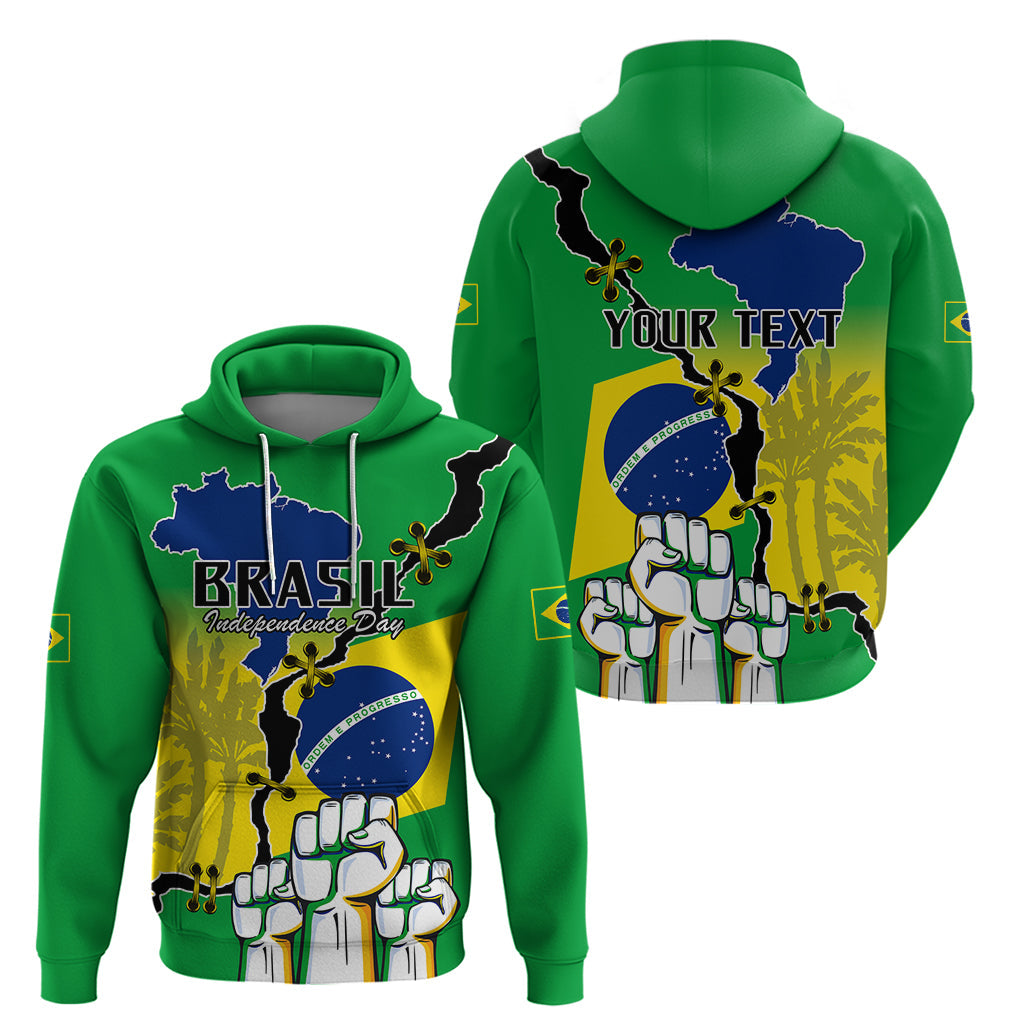 Personalised Brasil Hoodie Feliz Dia da Independencia LT9
