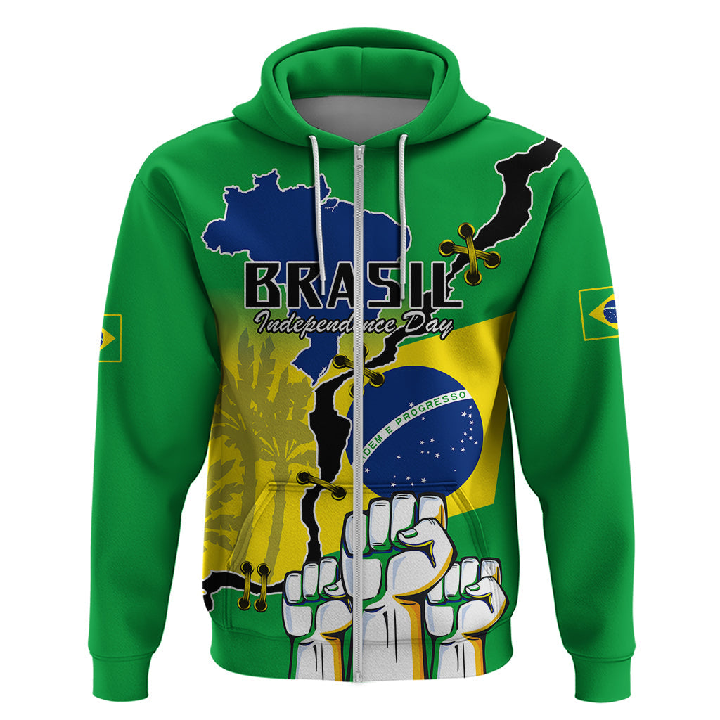 Personalised Brasil Hoodie Feliz Dia da Independencia LT9