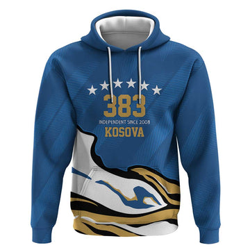 Personalized Kosova Nje Komb Nje Gjak Hoodie Kosova 383 Independent Sice 2008 LT9