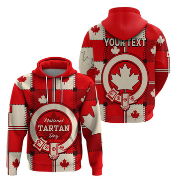 Custom Canada Tartan Day Hoodie Canada Maple Leaf Journee du Tartan LT9