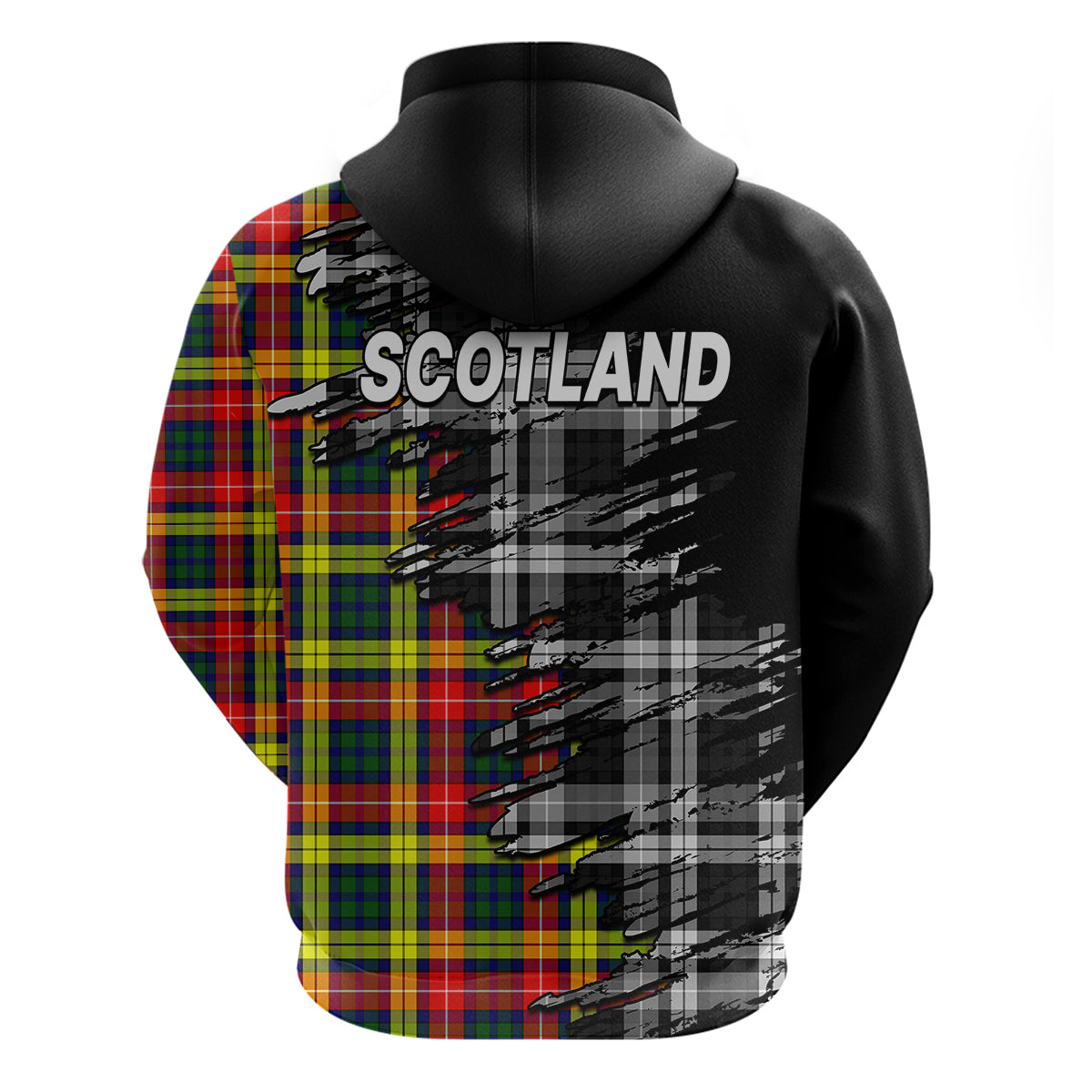 Scottish Tartan Hoodie Scotland Modern Crest Tartan LT9