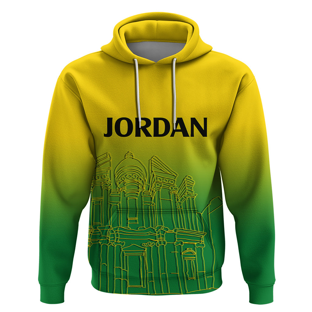 Jordan Hoodie Al-Khazneh in Jordan Green Gradient LT9