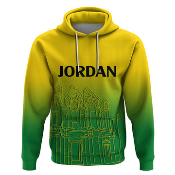 Jordan Hoodie Al-Khazneh in Jordan Green Gradient LT9