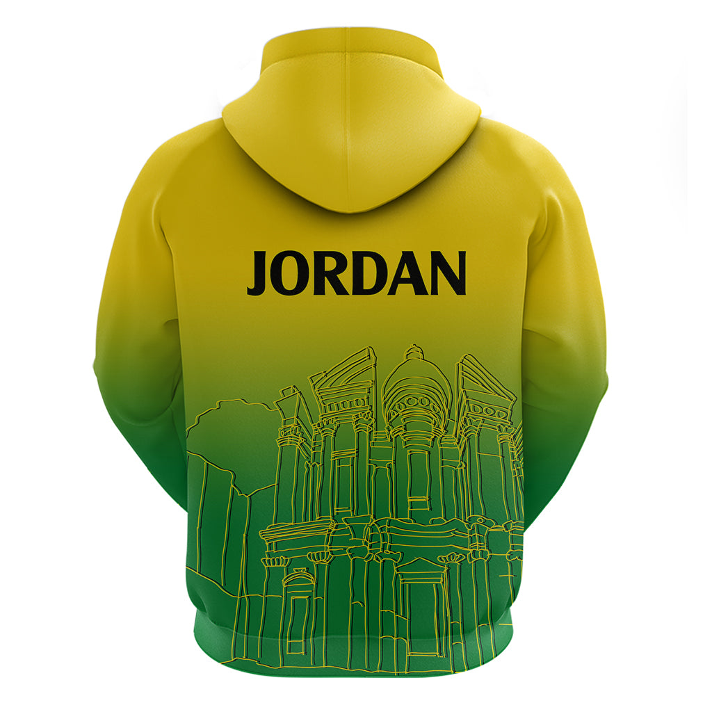 Jordan Hoodie Al-Khazneh in Jordan Green Gradient LT9