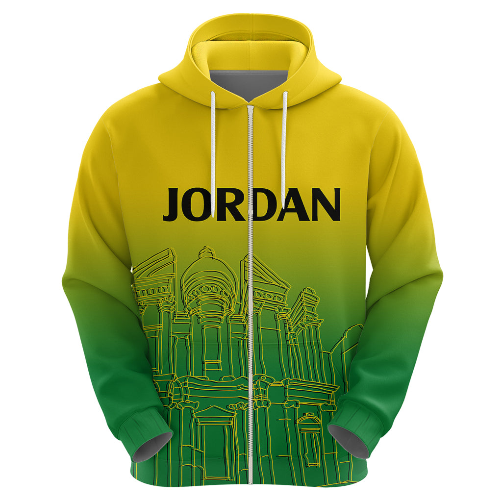 Jordan Hoodie Al-Khazneh in Jordan Green Gradient LT9