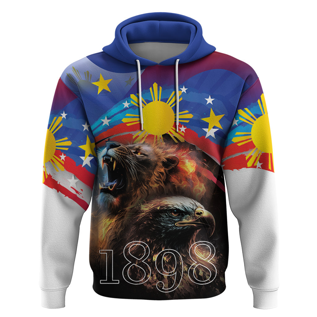 Philippines Lion and Eagle 1898 Hoodie Pilipinas Maligayang Araw ng Kalayaan LT9