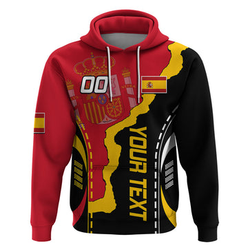 Custom Spain Hoodie La Rojita Football Go Champions LT9