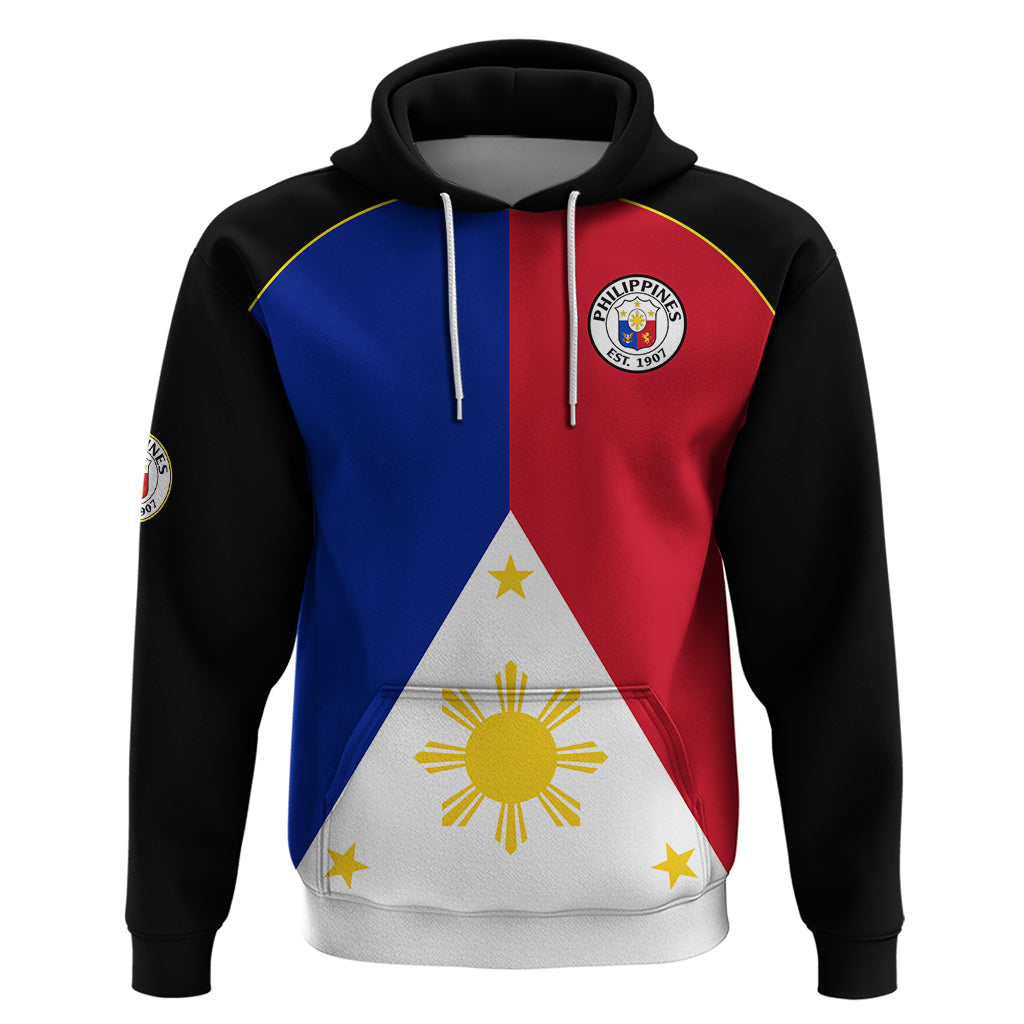 Philippines Concept Home Football Hoodie Pilipinas Flag Black Style 2023 LT9
