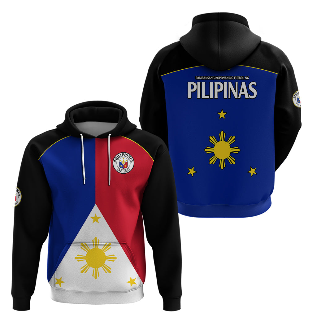 Philippines Concept Home Football Hoodie Pilipinas Flag Black Style 2023 LT9