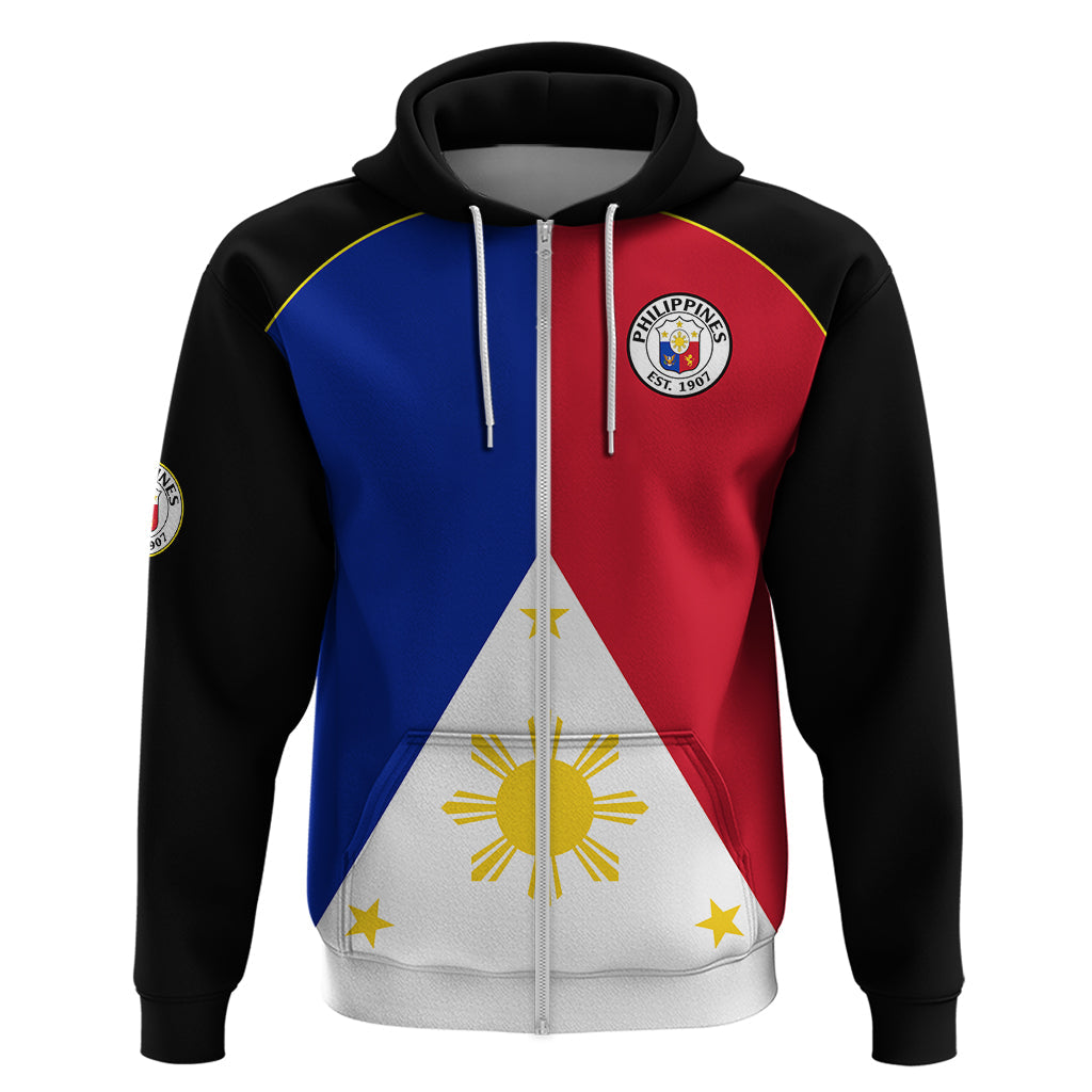 Philippines Concept Home Football Hoodie Pilipinas Flag Black Style 2023 LT9