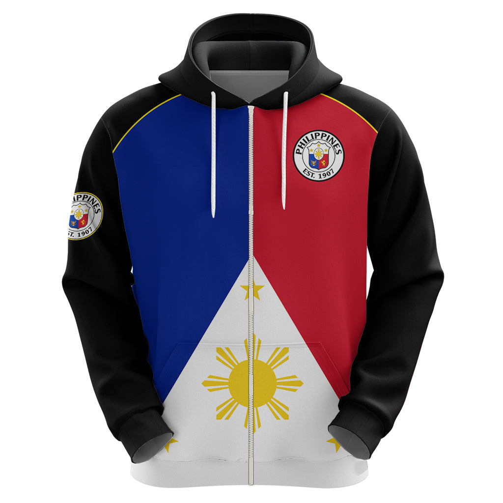 Philippines Concept Home Football Hoodie Pilipinas Flag Black Style 2023 LT9