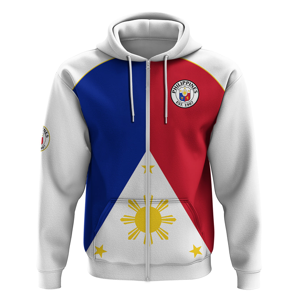 Philippines Concept Home Football Hoodie Pilipinas Flag White Style 2023 LT9