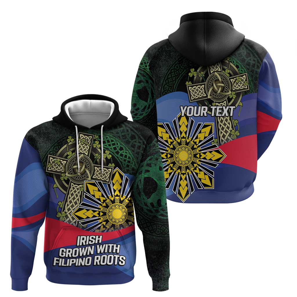 Personalized Irish Grown With Filipino Roots Hoodie LT9