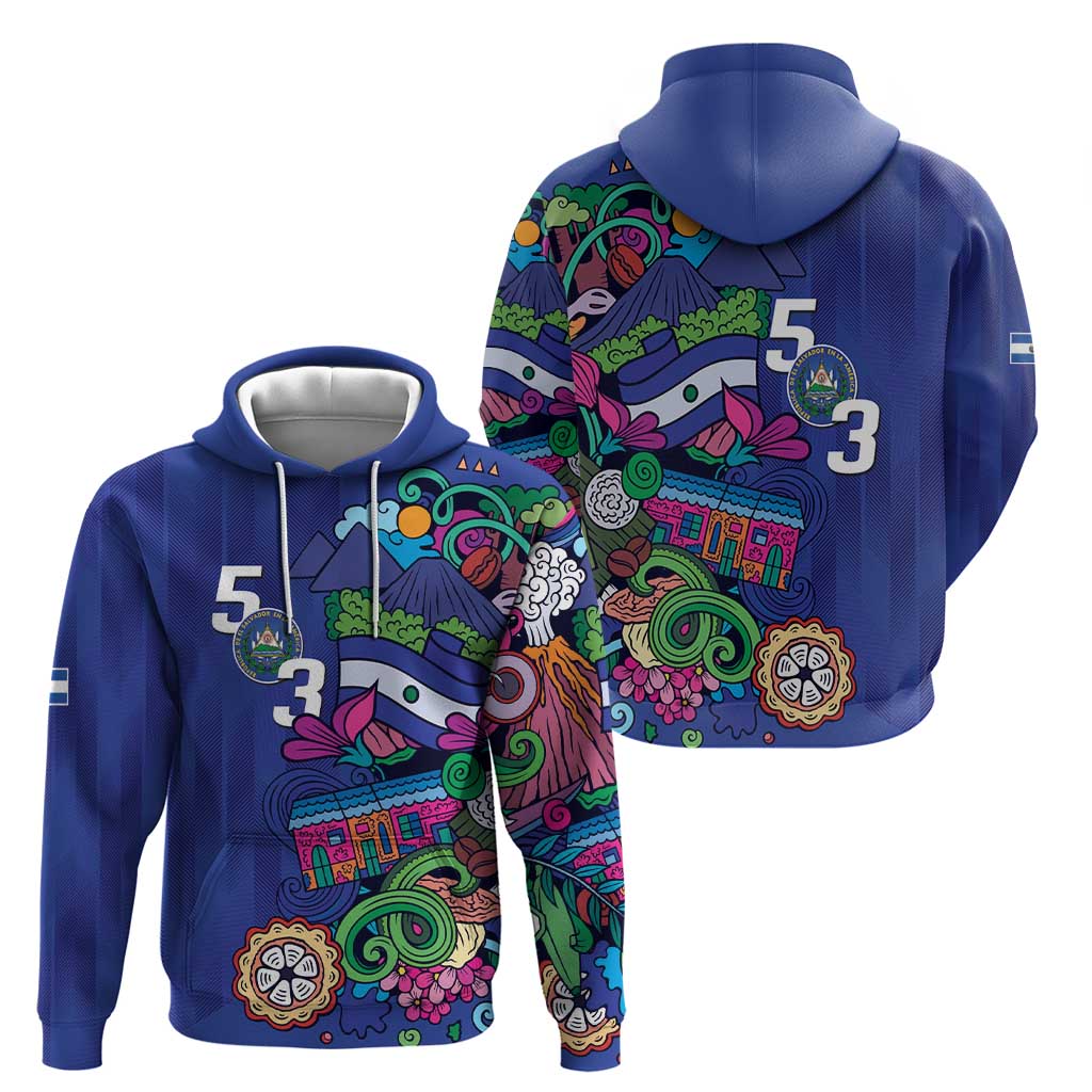 El Salvador Hoodie Beauty Local Inspired LT9