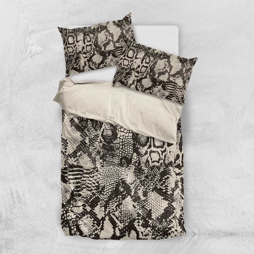 African Wild Animal Skins Bedding Set Snake and Crocodile Mix Skin LT9