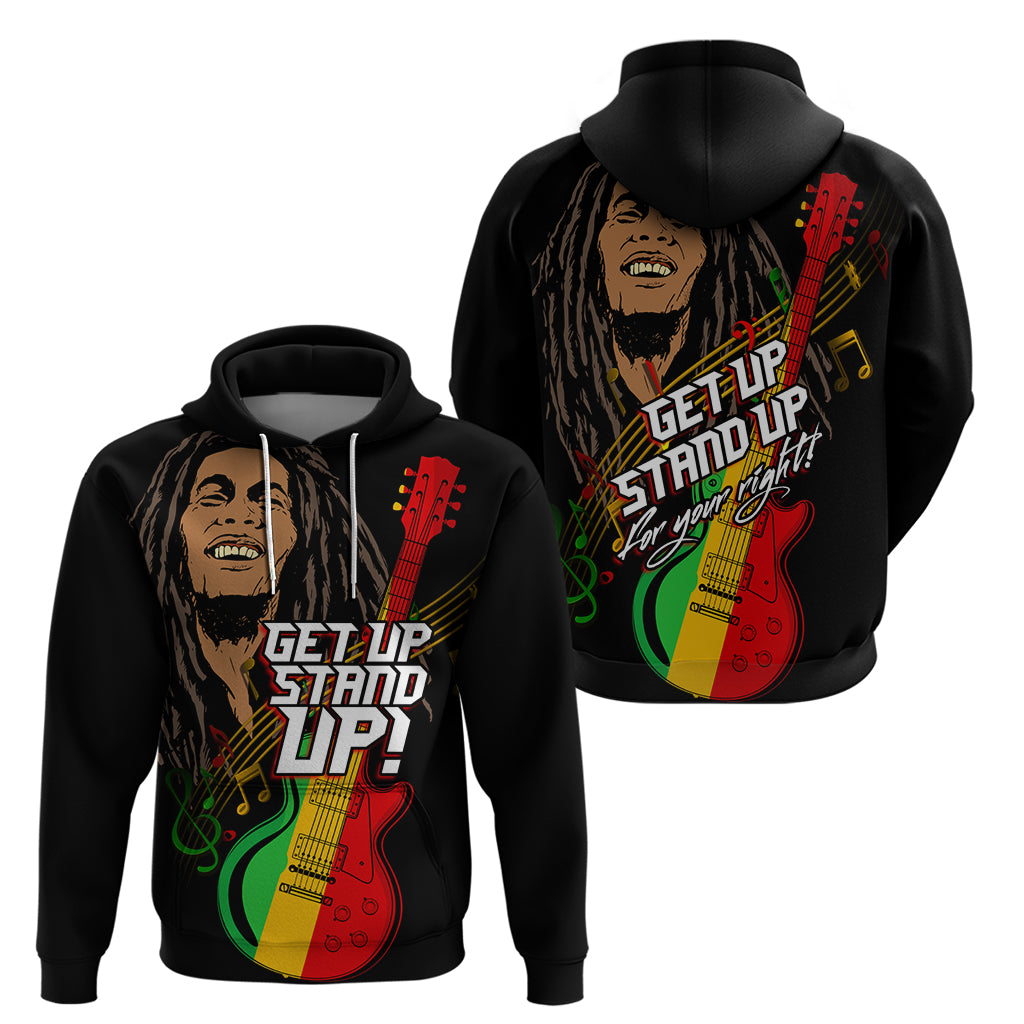Legend Bob Get Up Stand Up Hoodie Reggae Multicolored LT9
