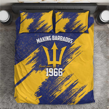 Black Barbadians Pride Est 1966 Bedding Set LT9