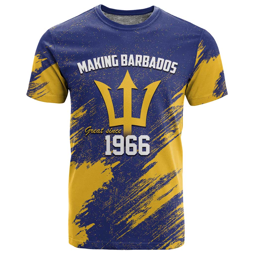 Black Barbadians Pride Est 1966 T shirt LT9