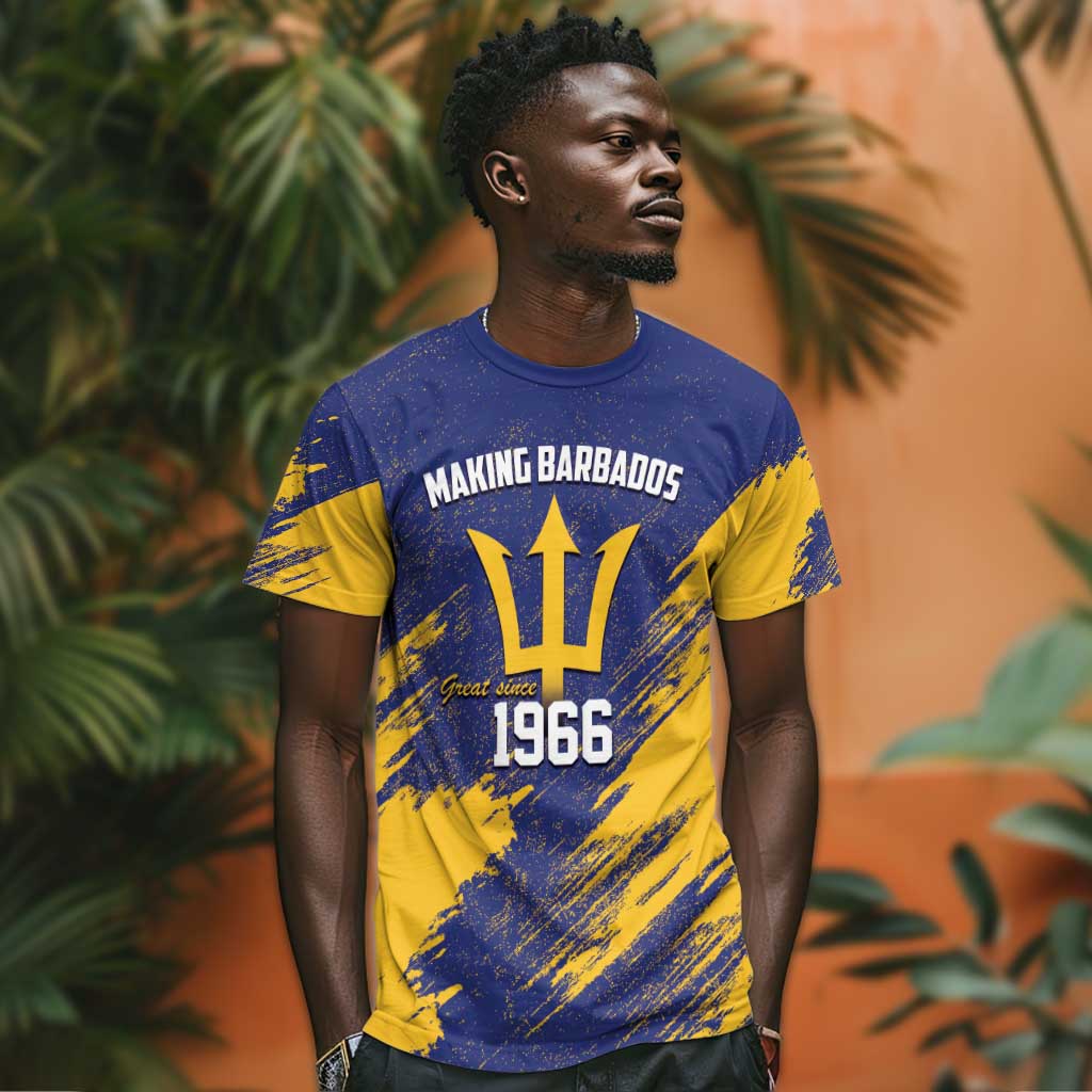 Black Barbadians Pride Est 1966 T shirt LT9