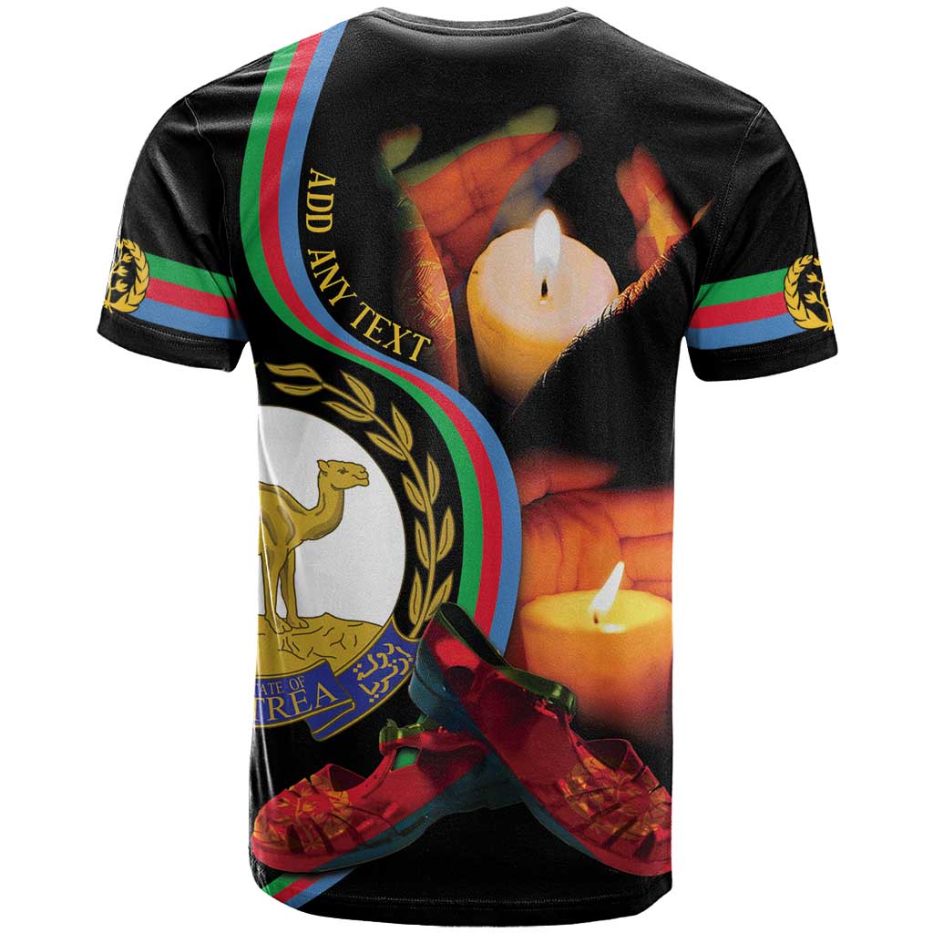 Personalized Afro-Eritrea Maelti Siwuat T shirt Candle Vigil Glory To Our Martyrs Eritrea LT9
