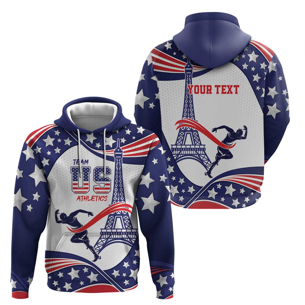 Personalized USA Athletics Hoodie One For All Summer Sport LT9