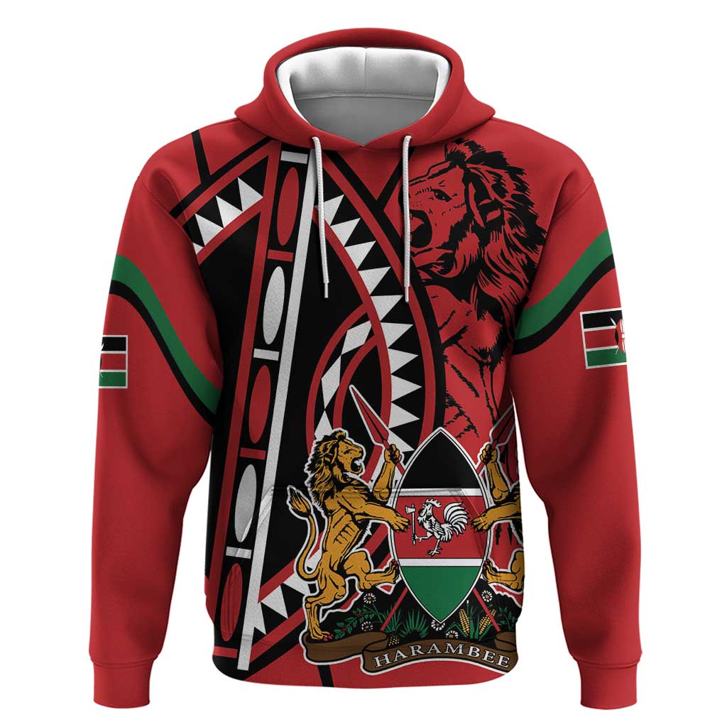 Kenya With African Shield Hoodie LT9