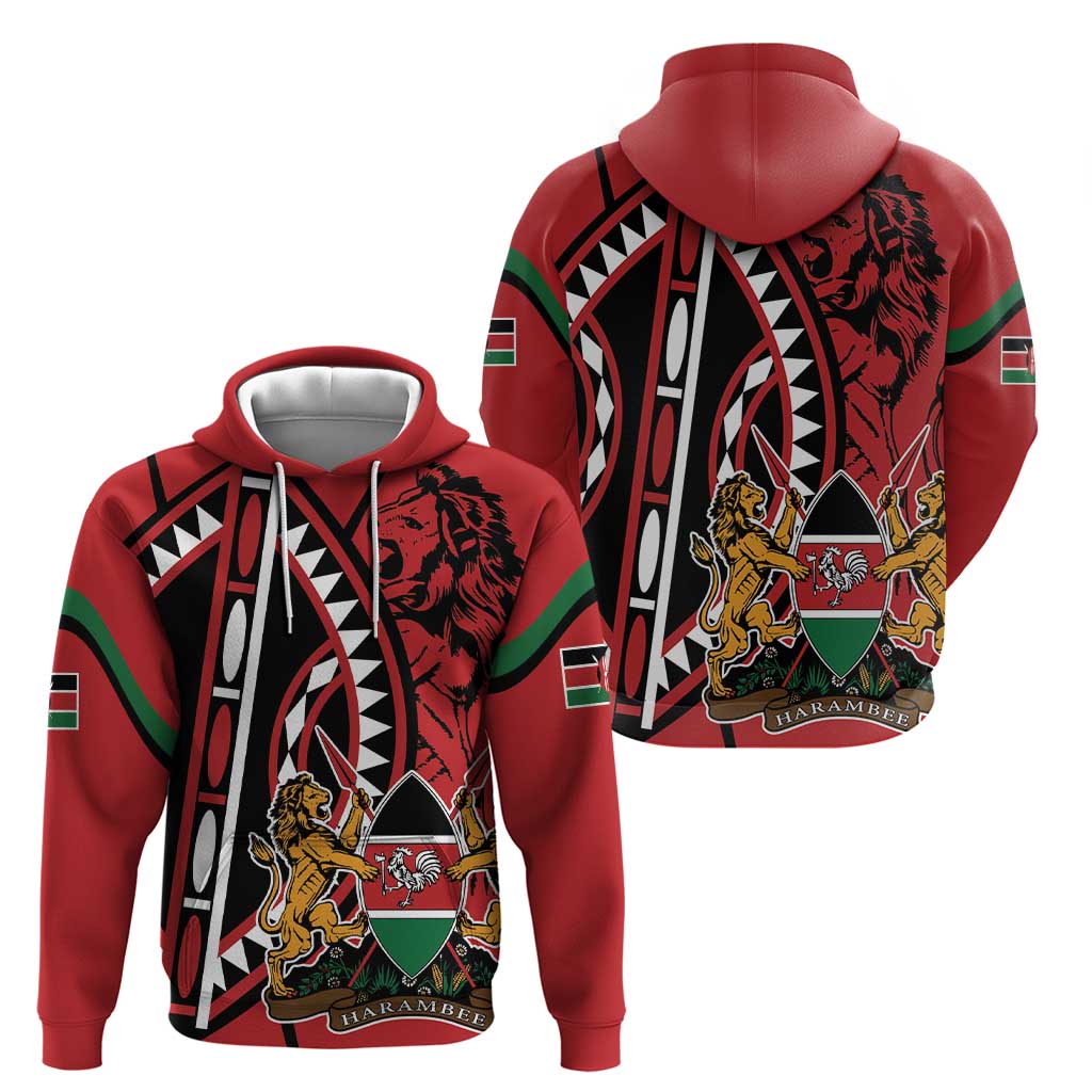 Kenya With African Shield Hoodie LT9