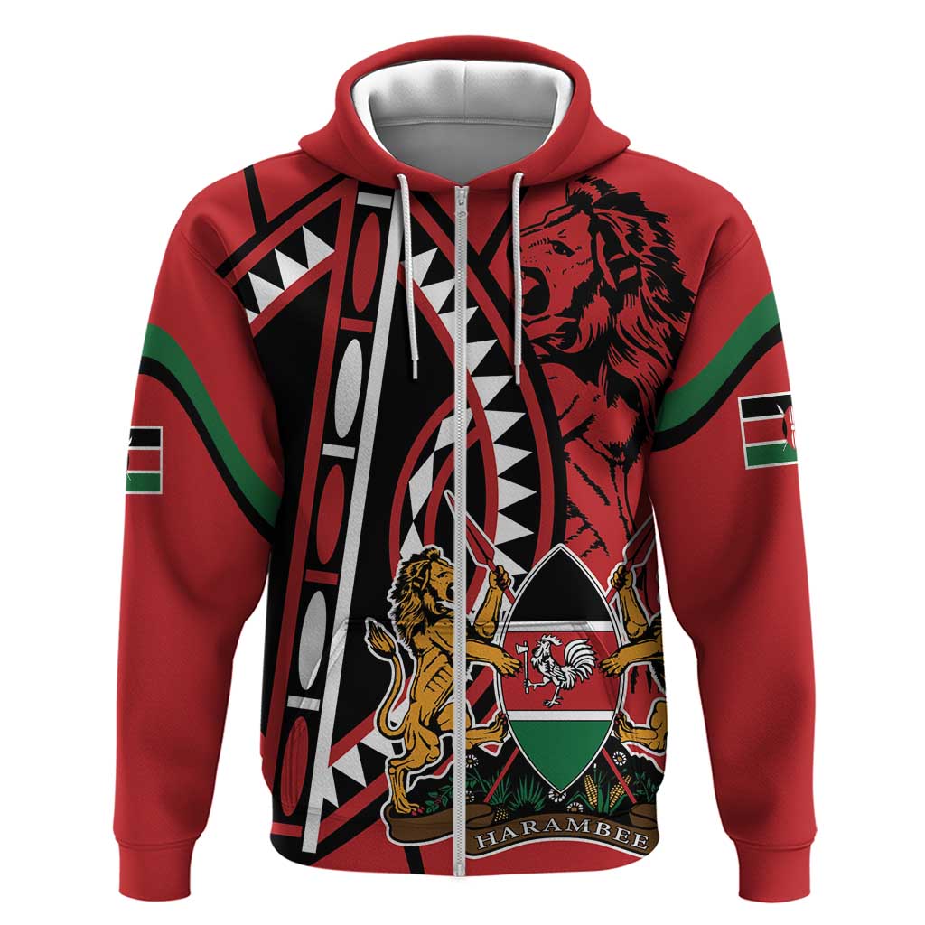 Kenya With African Shield Hoodie LT9