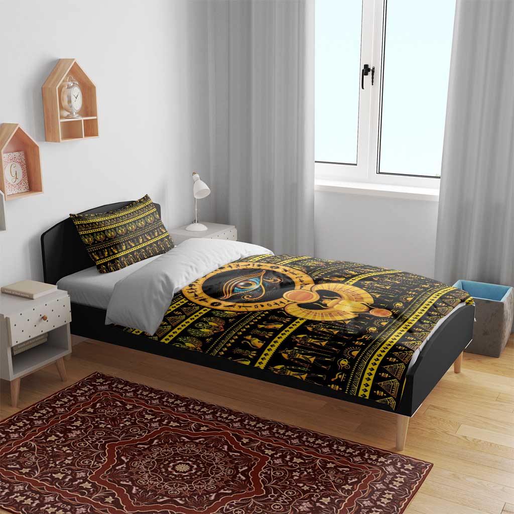 Egyptian God of The Sun Eye of Ra Bedding Set LT9
