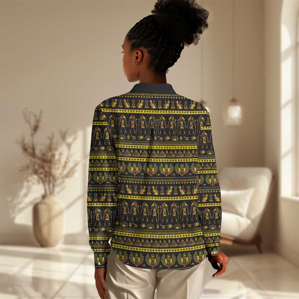 Egyptian God of The Sun Eye of Ra Women Casual Shirt LT9