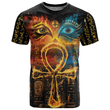Eye of Ra and Eye of Horus T shirt Power and Magic Ancient Egyptian Mythology LT9